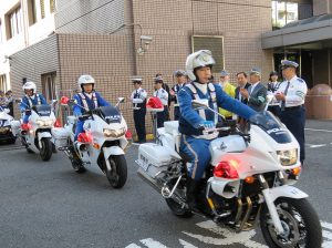 交通安全運動出陣式